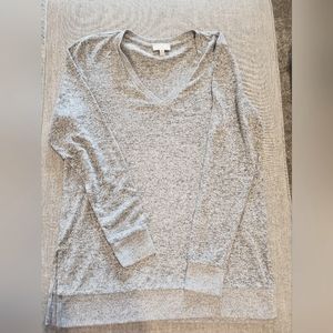 Lucky Brand heather gray v-neck sweater